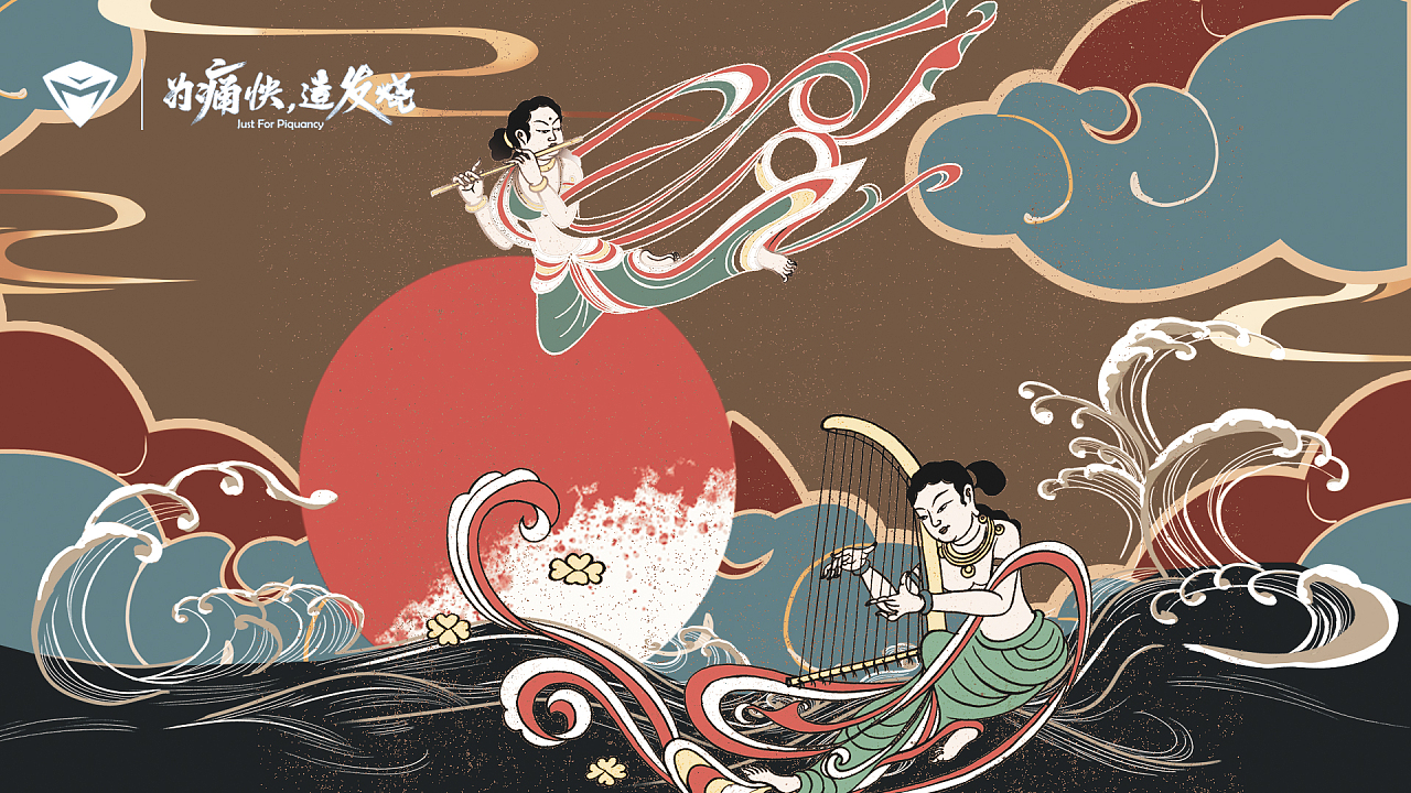 敦煌动漫手绘_敦煌动漫基地文化传播有限公司_动漫敦煌壁画