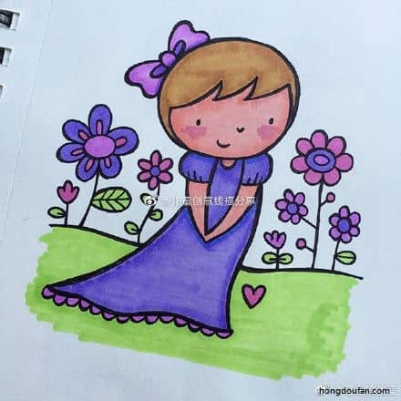 用笔画动漫人物入门教程_动漫人物简笔画女手绘_绘画动漫人物简单铅笔女
