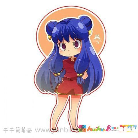 动漫人物简笔画女手绘_绘画动漫人物简单铅笔女_用笔画动漫人物入门教程