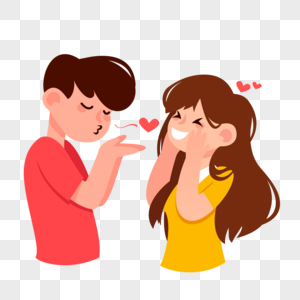 飞吻图片可爱卡通图片_飞吻的图片_图片飞吻蓝天