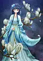 唯美古典人物动漫图片女生_古典唯美人物图片大全背影_古典动漫唯美人物图片